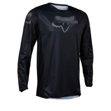 FOX MX 180 BLACKOUT JERSEY [BLK/BLK]